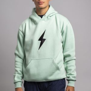 BOLT Hoodie - Mint Green/Black Bolt