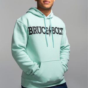 BRUCE BOLT Hoodie - Mint Green/Black