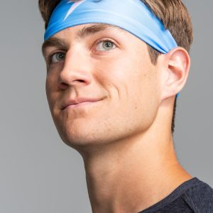 Performance Wide Headband - Baby Blue