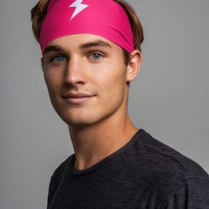 Performance Wide Headband - Pink