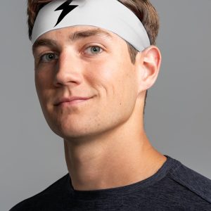 Performance Wide Headband - White