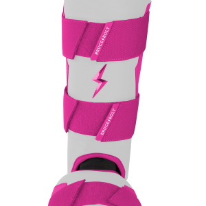 BRUCE BOLT Chrome Series Leg Guard - PINK
