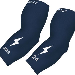 Personalized BRUCE BOLT Graduated Compression Premium 3/4 Arm Sleeve - NAVY