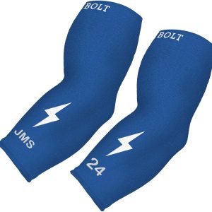 Personalized BRUCE BOLT Graduated Compression Premium 3/4 Arm Sleeve - ROYAL