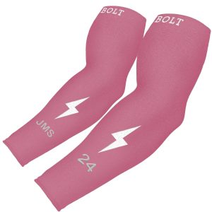Personalized BRUCE BOLT Graduated Compression Premium Arm Sleeve - DUSTY PINK