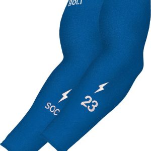 Personalized BRUCE BOLT Graduated Compression Premium Arm Sleeve - ROYAL